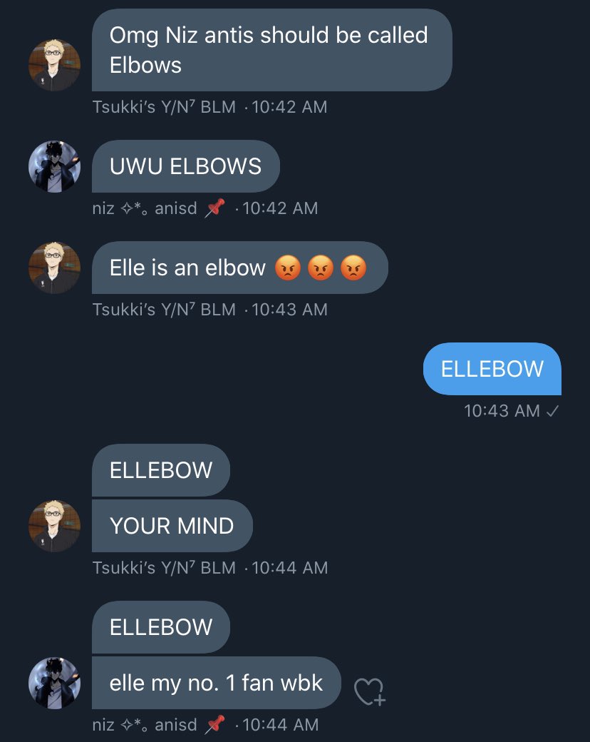 continuation: i am an elbow and i am proud