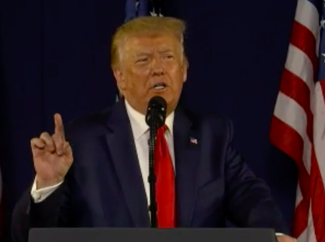 "Our nation is witnessing a merciless campaign to wipe out our history, defame our heroes, erase our values and indoctrinate our children," says  @POTUS.