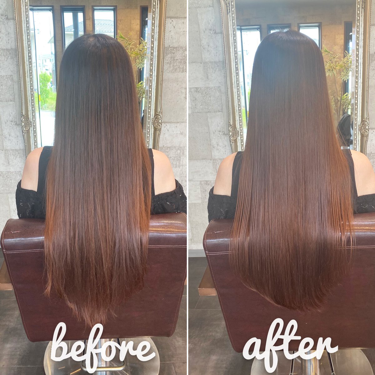 めぐみーる 美容室行ってきました 今回はカラーのリタッチと毛先を１センチカットしました いつも美しく仕上げてくださいます スーパーロングヘア ロングヘア 長い髪が好き 美容室