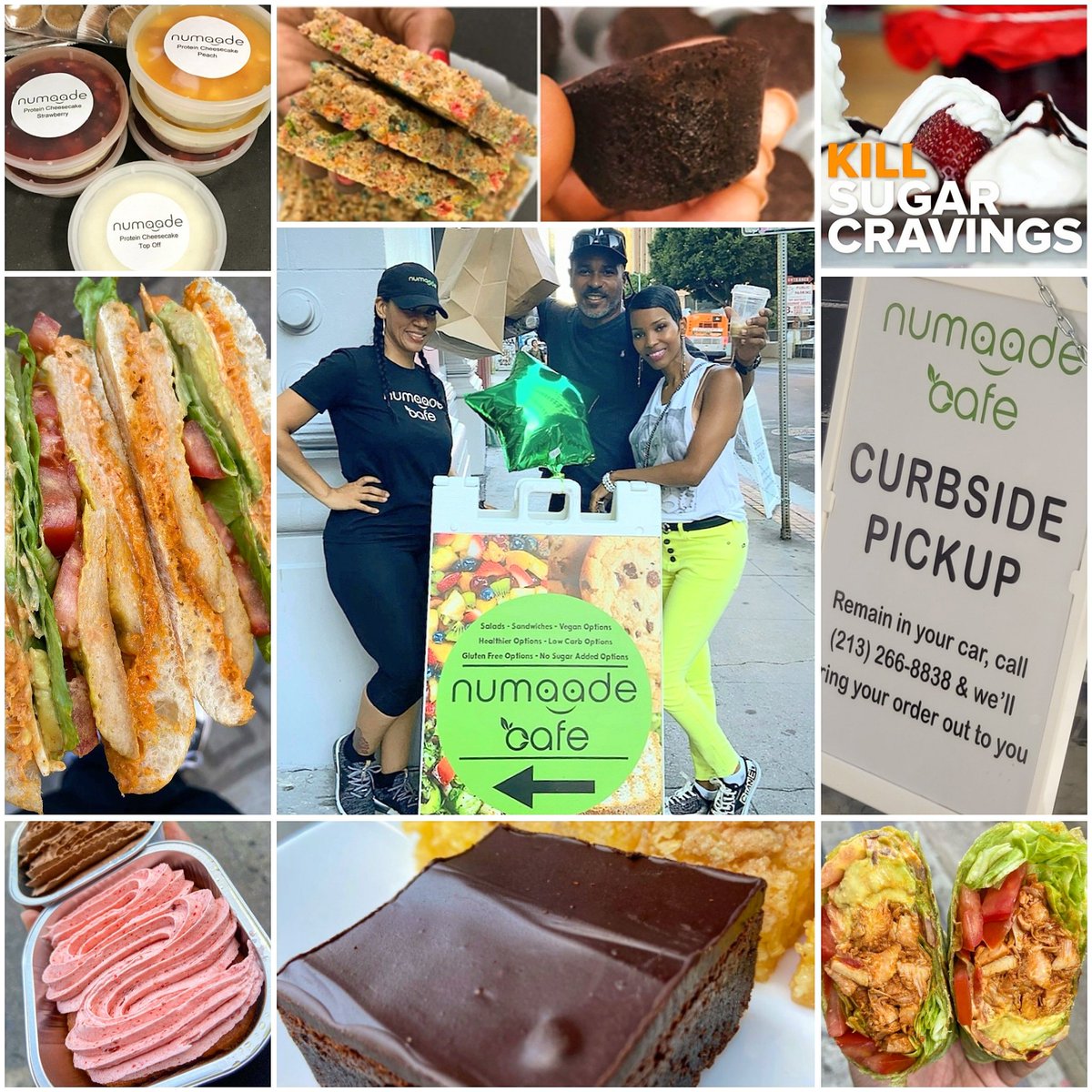 NEW #BlackBusiness ALERT!!! <a href="/mznubia/">Nubia Martinez</a> owner of <a href="/numaade/">numaade</a> #dtla. #5star across the board with a healthy selection!

#Follow  #LA
#BlackBusinessLA 
#LosAngeles #New #healthy #downtownLA
#numaade #cafe #wifi 
#tg3 #Kwalityphotos #🔥
#supportblackbusiness 
#blm #blacklivesmatter
