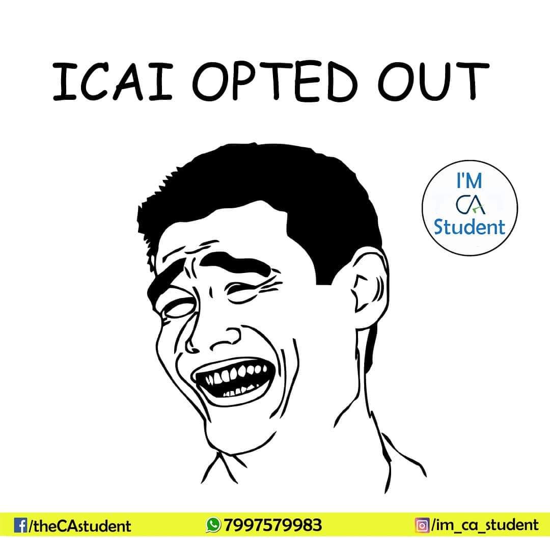 deepak_singhk's tweet photo. Finally ICAI Opted out
@neerajarora91 https://t.co/uRQKnWjfCZ
