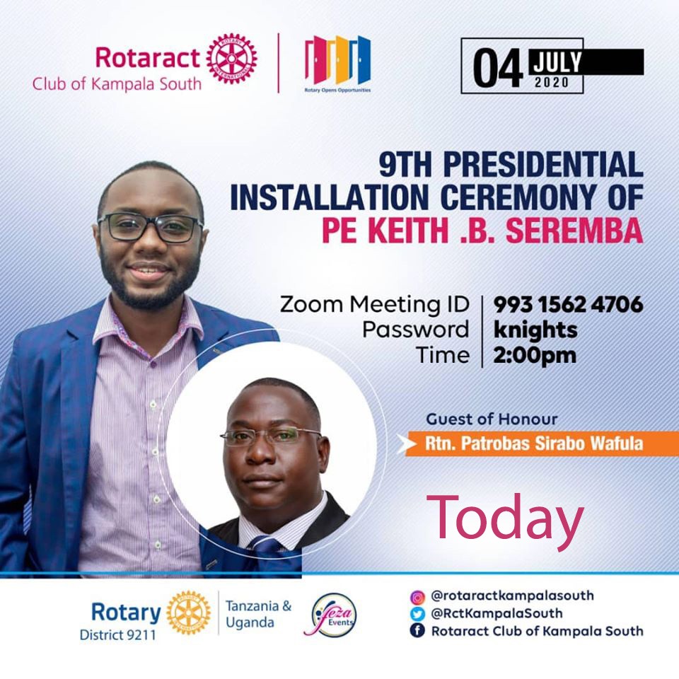 brightbruce60's tweet photo. Join us as we welcome our new president today @2pm 
To IPP Blessing ,committee members and entire club members ,thanks for the great service in the past year.let's continue serving communities
#KnightsInstallation20 https://t.co/QfeJYW6GTm