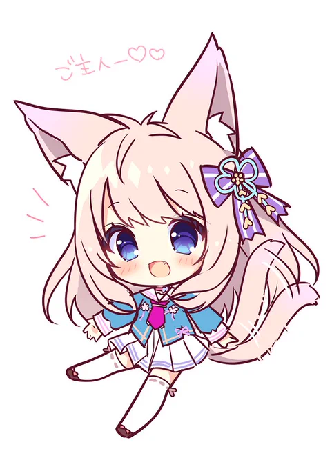 ねこツクの制服を着たもみじちゃんもきっと可愛いの絵 