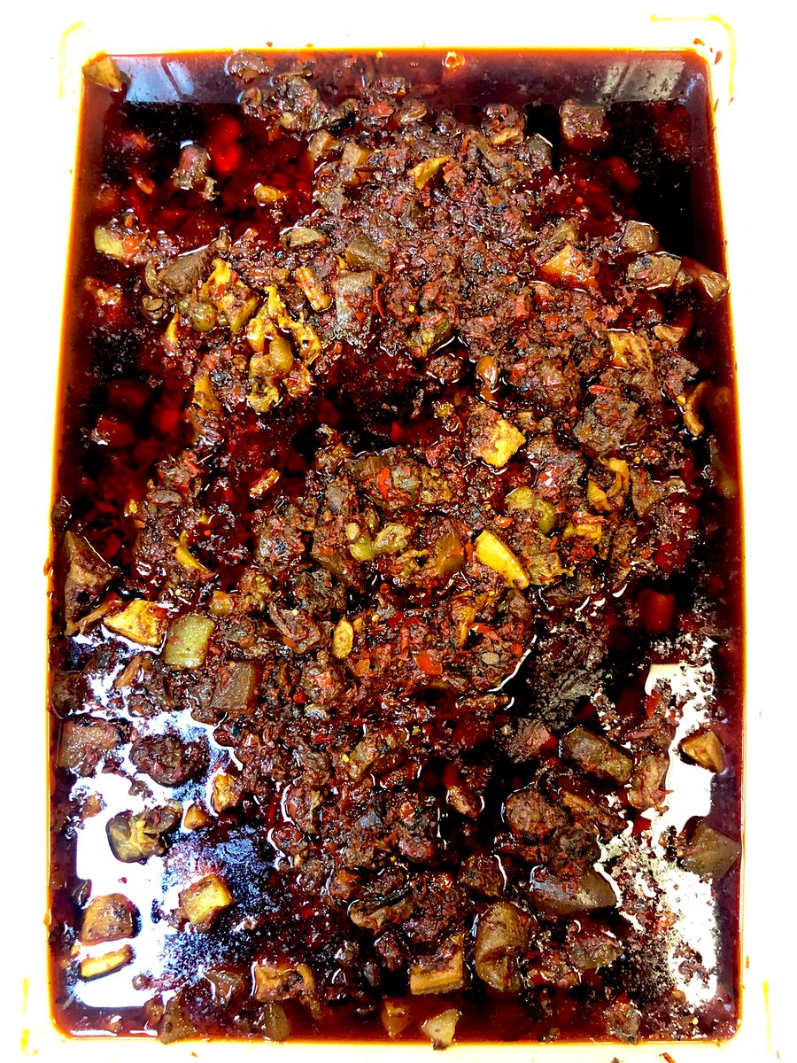 TheTobiSmith's tweet photo. - 70lbs of Ofada Stew with all the works. #WorkFiles https://t.co/zSYqL6Bcd2