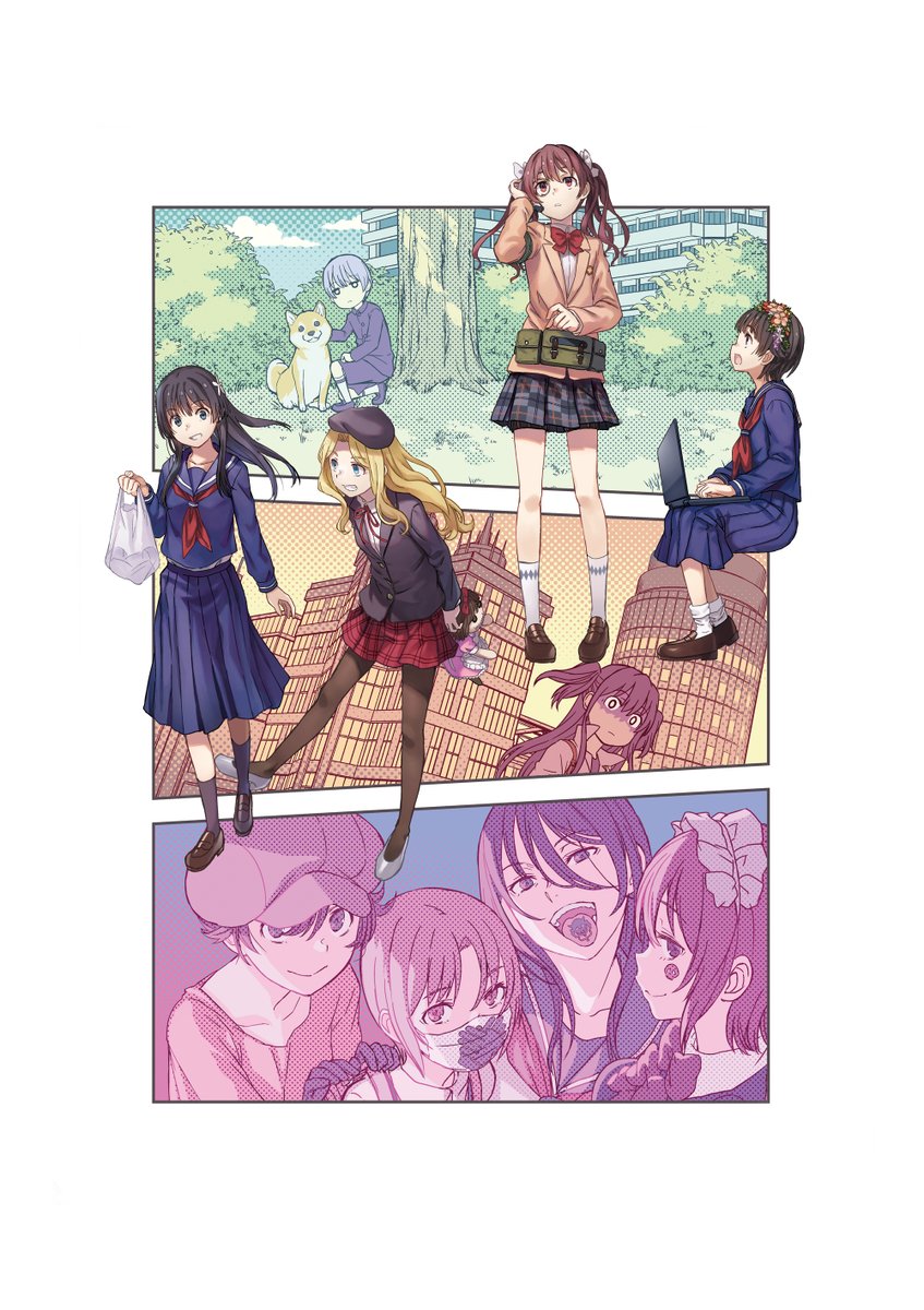 超電磁砲T円盤収納BOX後半のイラストが公開されました!ドリームランカー編のみなさまがわっと登場です。彩色は、毎回お世話になっているキチロクさん! @kitiroku カッコイイ表面と癒やしの裏面のBOX2ぜひお買い求めくださいー 
#超電磁砲 