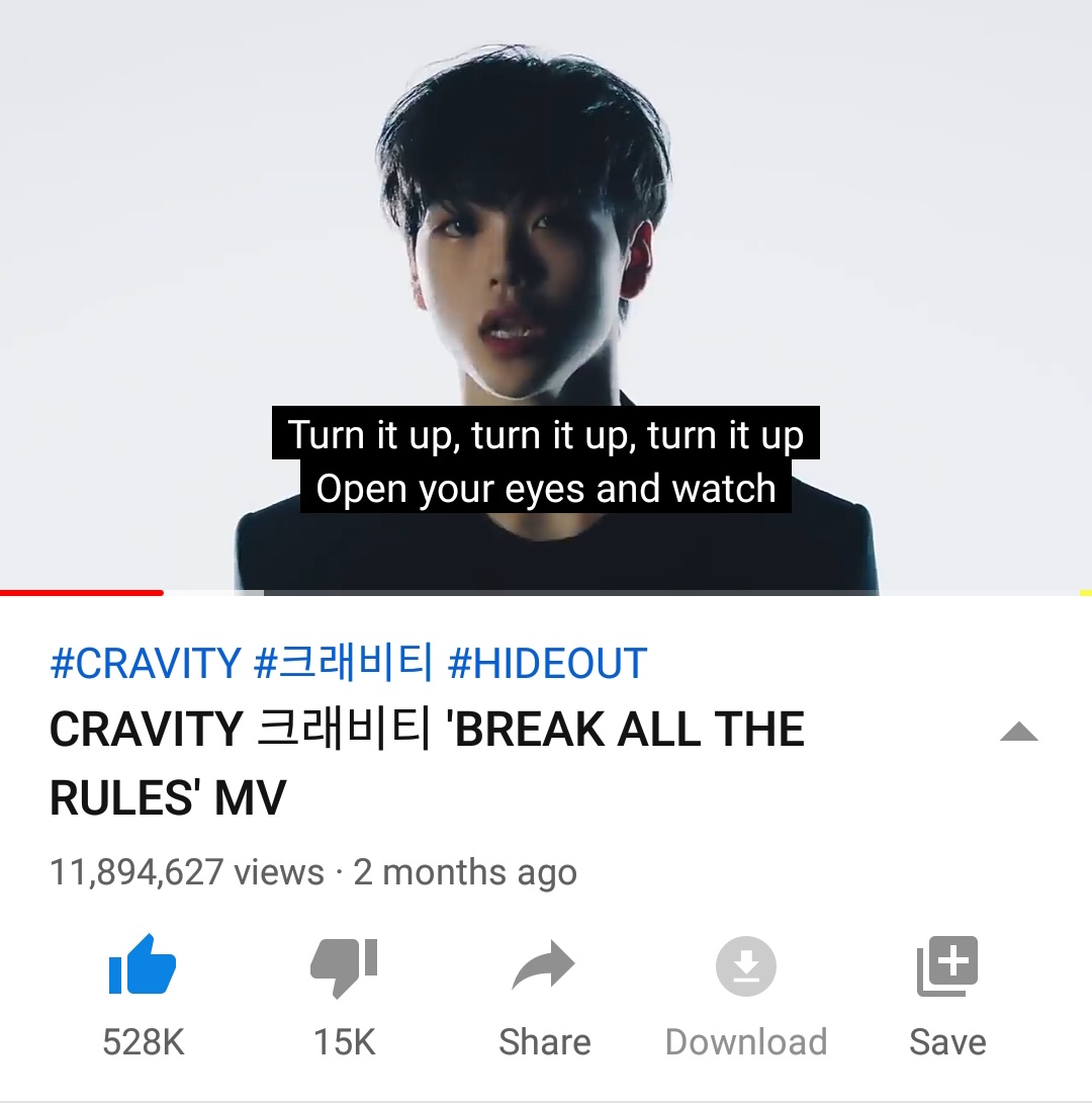 HyeongjunIsLife's tweet photo. Lets stream Break All The Rules since we are so near to reach 12M views...
Pls reply your screenshots and mention their official accounts..๐๐
Pls retweetโโ
Link: https://t.co/i0uuvp8nHb
@CRAVITYstarship
@CRAVITY_twt
#CRAVITY
#StreamBreakAllTheRules https://t.co/zNQwG50lNN