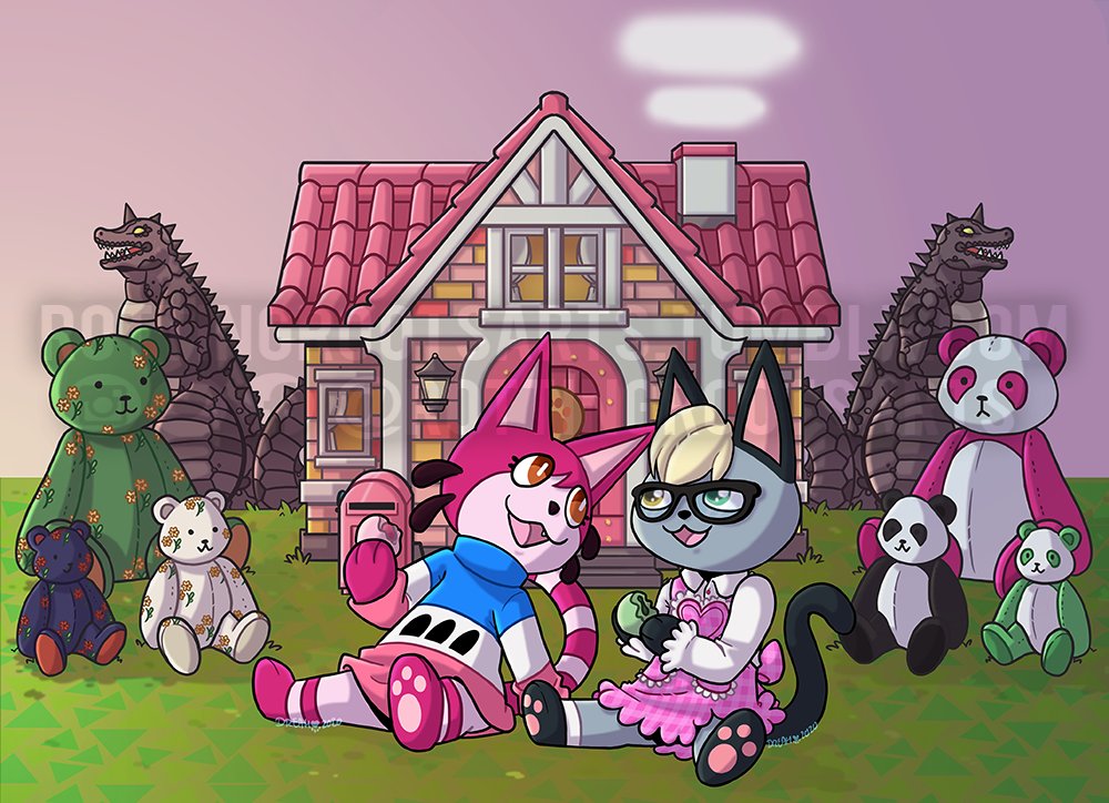 RottingRootsArt's tweet photo. finished Animal Crossing themed commission for @_Kittyarts
they wanted their AC sona having a cute little date with Raymond I think this is super cute and I love how it turned out
#acnh #AnimalCrossingNewHorizons #animalcrossing #chibi #ACRaymond #commission #anthro #digitalart https://t.co/uwkCa9VDXV