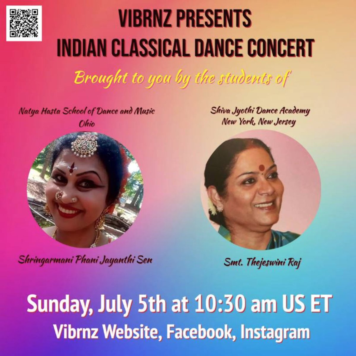 Vibrnz's tweet photo. Tomorrow! Join us and support these amazing performers in our Indian Classical Dance concert! 

Register at https://t.co/g8pFn9aXue !

#India #culture #dance #arts #inspiration #onlineconcert #online #NewNormal #dancing #classical https://t.co/psF7JhUomV