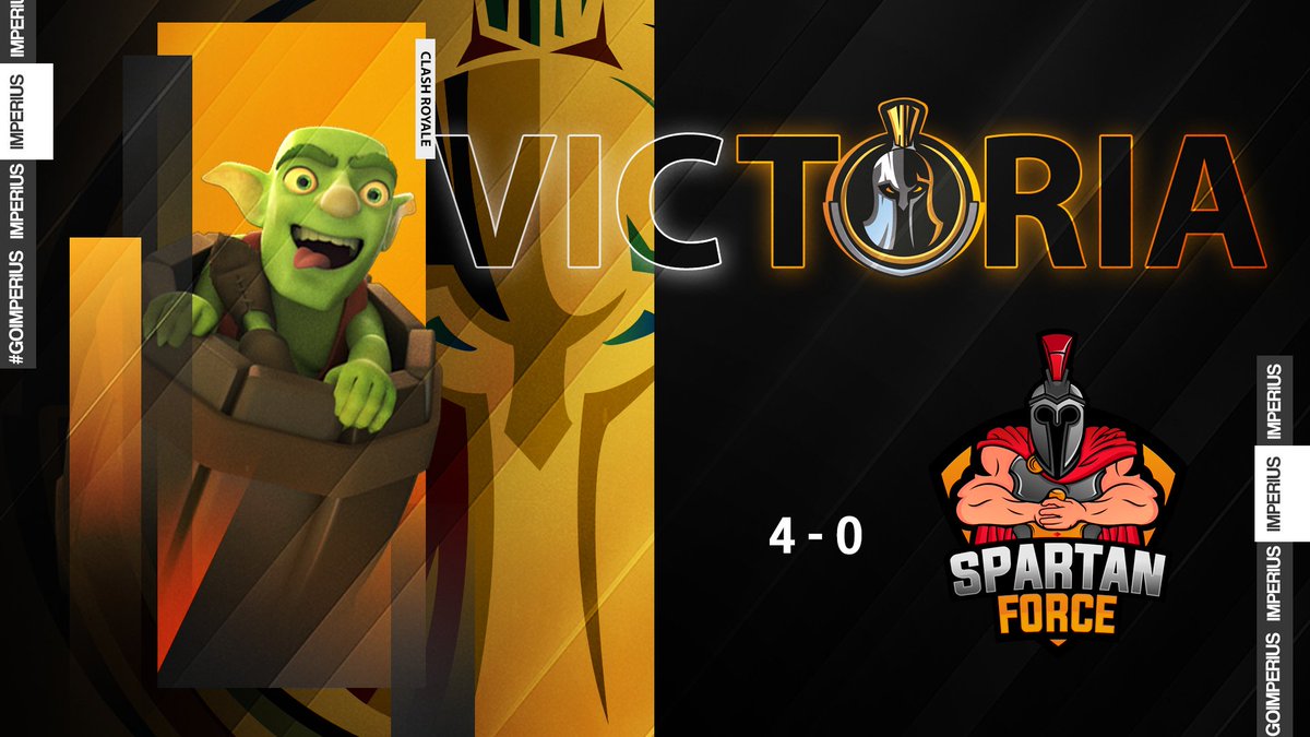 WeAreImperius's tweet photo. #VICTORIA | #CLASHROYALE
Triunfamos! como le gusta a la capitana.. en 4 ! 🏆
🗣 @iJavaa
•
🏆| @LDReSports
🆚| @SpartanForceCR
🗒️| 4-0
#GoImperius https://t.co/xdFwrdXbzv