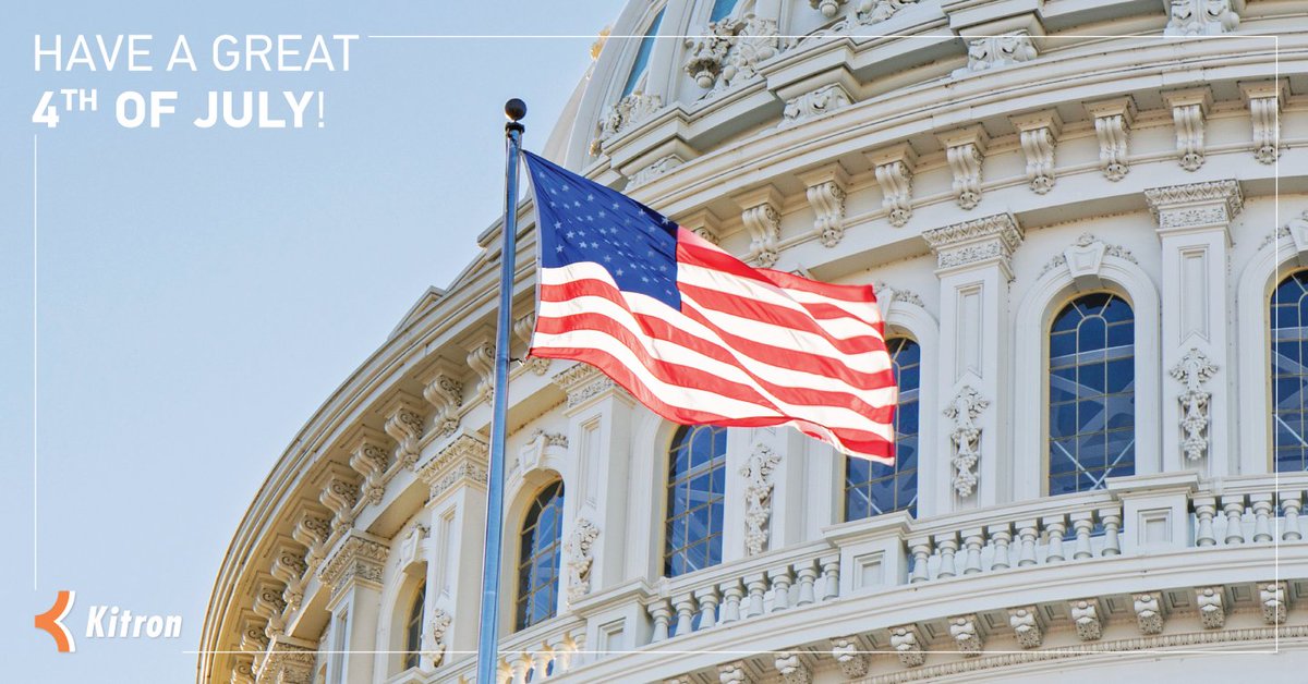 kitron_group's tweet photo. On this special day, we celebrate with all our colleagues, customers and business partners from the US! Have a great 4th of July! 

#WeAreKitron #July4th #Celebration #USA #IndependenceDay https://t.co/QvfBD7tCss