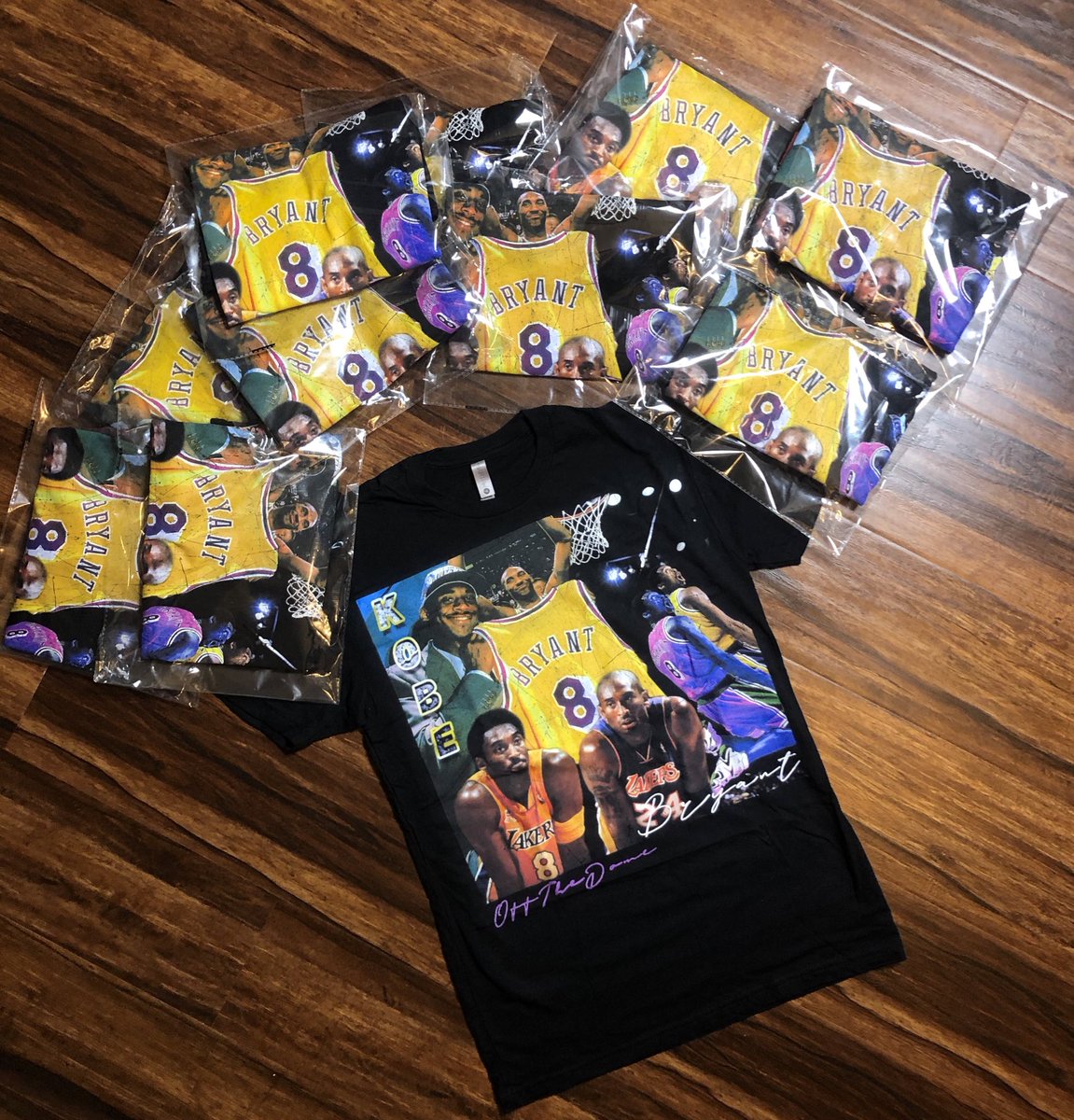 OffTheDomeWW's tweet photo. KB248 💛💜
Available online 
Shipping Worldwide 🌐
#offthedomeww #KobeBryant https://t.co/kdzR4QoEBo