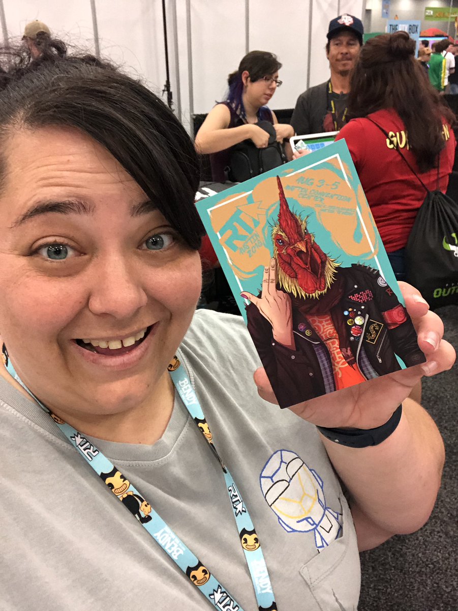 oddlittleduck's tweet photo. Ahh, #RTXAustin2018, my first RTX as staff. A special place in my heart for sure. I broke my ankle on the Wednesday before at Jimmy Eat Wednesday 😂 #RTXMemories https://t.co/F77RmuCRl4