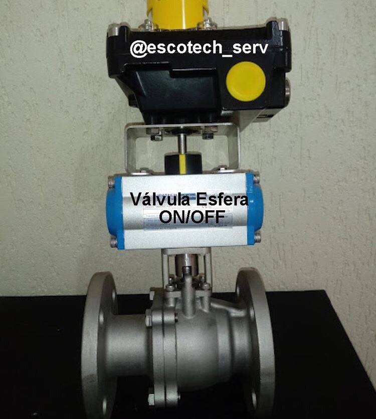 Válvula de esfera ON-OFF. Consulte-nos! vendas@escotech.com.br