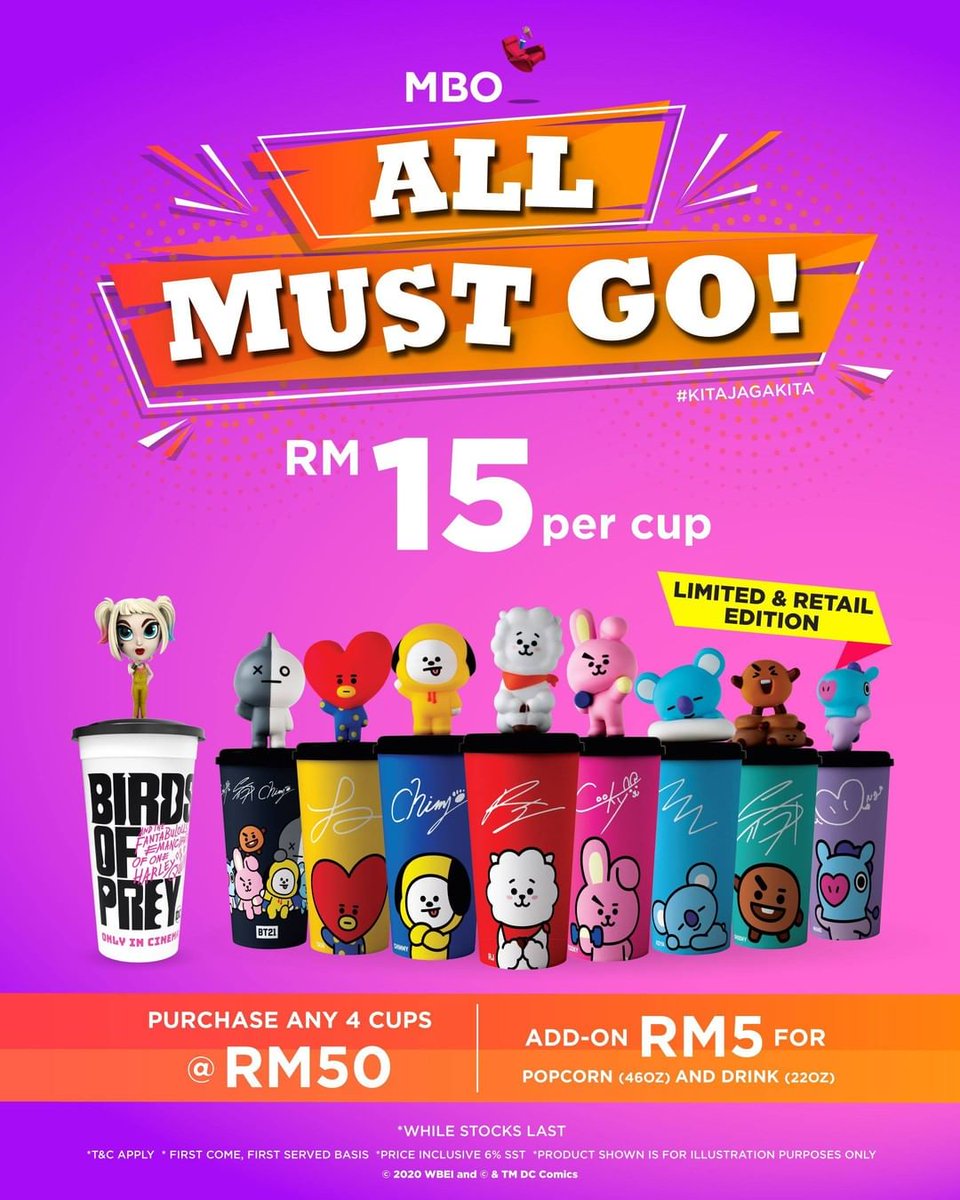 kho_chika's tweet photo. Small giveaway for 🇲🇾 Army's!!
🌸Random MBO X BT21 tumbler
🌸3 winners
🌸RT, like and reply which BTS song you like
🌸End in 24 hours, 5/7, 12pm https://t.co/un4E1Gj6ro