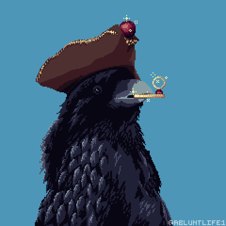 Mr_Pixelor's tweet photo. #pixel #pixelart RT @abluntlife1: Captain Raven loves #ThingsThatSparkle
#pixelart #ドット絵 #pixel_dailies @Pixel_Dailies https://t.co/f4wAMHlb1O