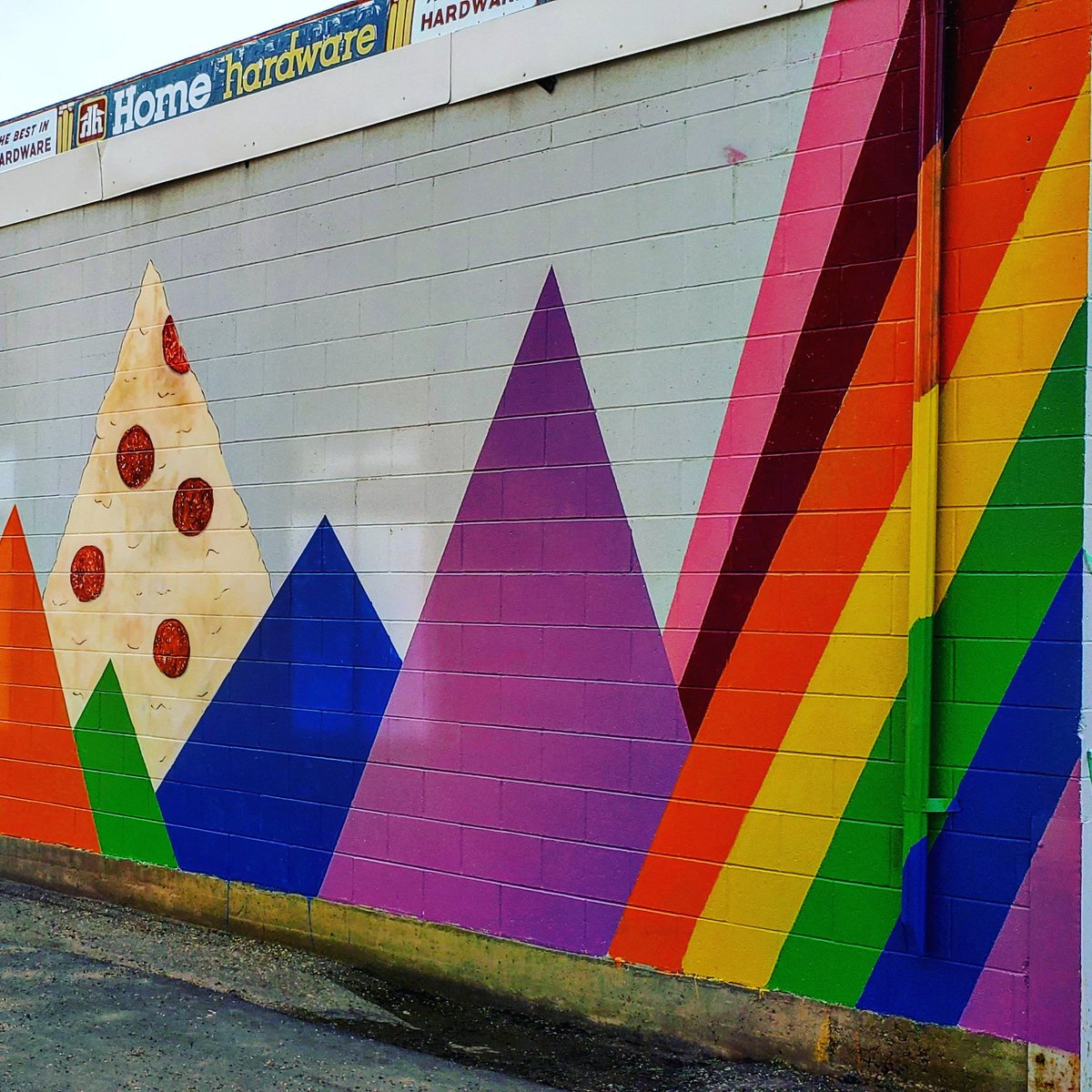 Have you been down the alley lately? Check out the EPIC creation of <a href="/theartofLC/">Lauren Cowles</a>!
🌈❤🧡💛💙💚💜
