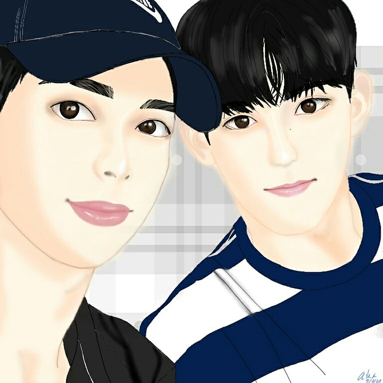 My 3rd Fanart Kaho and hyeonbin ♡If only we have hyeonbin, kaho and minguk selca i will draw 3 of them TT #김현빈  #채가호  #kimhyeonbin  #kimhyunbin  #chaekaho  #producex101