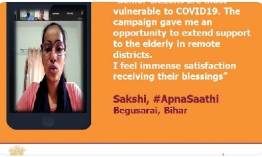 Ajvnsbhu's tweet photo. A inspiring story here.

35000 + senior citizen have been supported virtually by #Apnasathi  in Aspirational District Begusarai to protect from Covid 19.

#SurakshitDadaDadiNanaNaniAbhiyan
@PiramalFdn @NITIAayog @DM_Begusarai @Manmohan4Peace https://t.co/9lxuV3J9l9