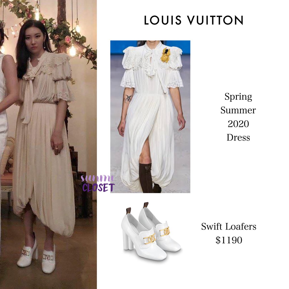 sunmi_closet's tweet photo. 200620 @ssoheean Instagram Update♡⠀
⠀
—— Miya wears a DRESS and SHOES from #LOUISVUITTON 🤍
⠀
#SUNMI #선미 #LEESUNMI #이선미 #STYLEOFSUNMI #SUNMICLOSET #MIYAYEAH #선미패션 https://t.co/sqJYTbrt7a