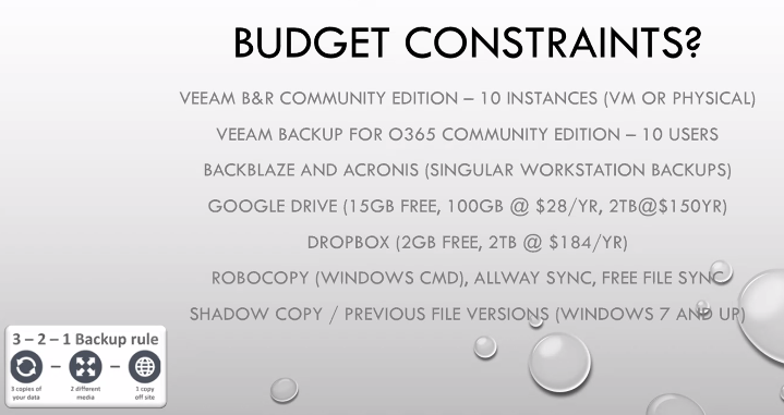 technorama_aus's tweet photo. Derrick provides everyone a few ideas of software tools on a tight budget that you can use to complete better electronic backups...because we don't all have a budget for complex systems! #TR20V https://t.co/vMdF4ePjkL
