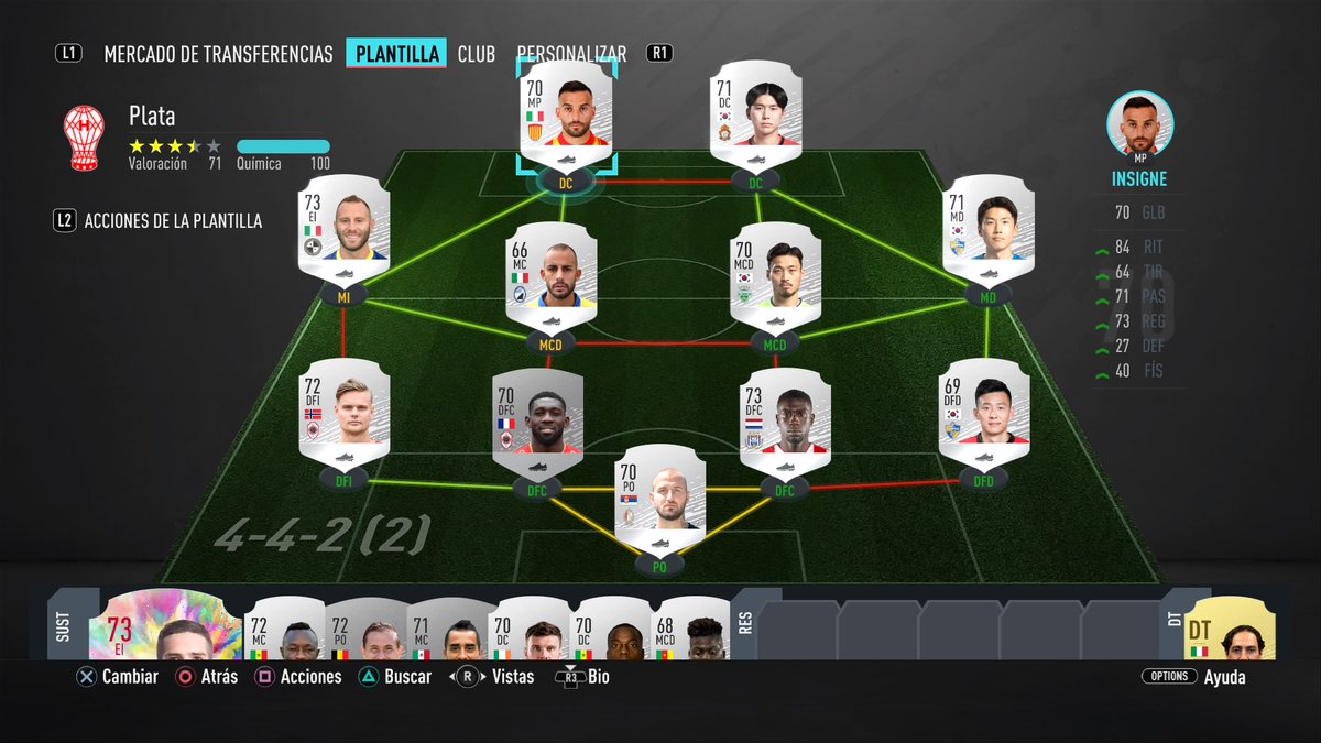 fut19info's tweet photo. El mejor equipo que usé este año https://t.co/cz1PHkTcWs