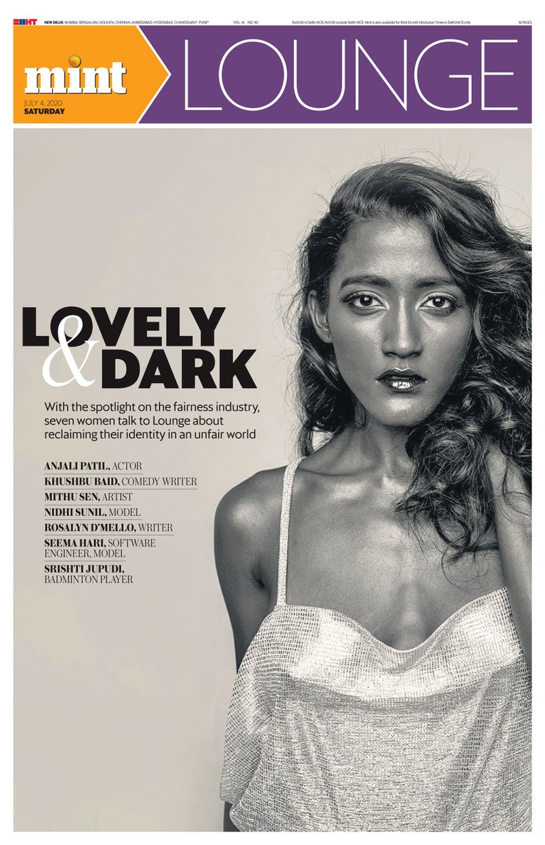Mint_Lounge's tweet image. #IssueOut | With the spotlight on the fairness industry, seven women talk to Lounge about reclaiming their identity in an unfair world.