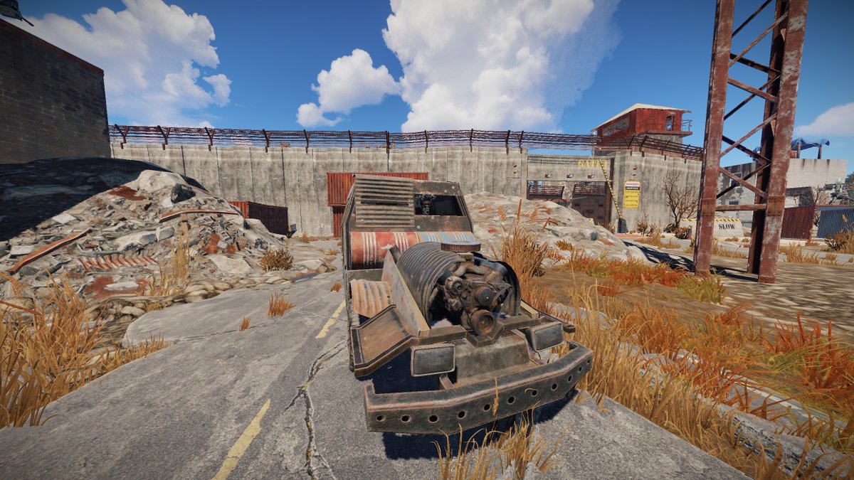 imBernE's tweet image. Easily one of the best updates @playrust has done. Had so much fun putting this beast together, fully armored with dual engines.