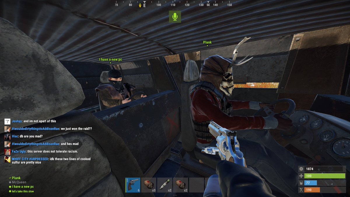 imBernE's tweet image. Easily one of the best updates @playrust has done. Had so much fun putting this beast together, fully armored with dual engines.