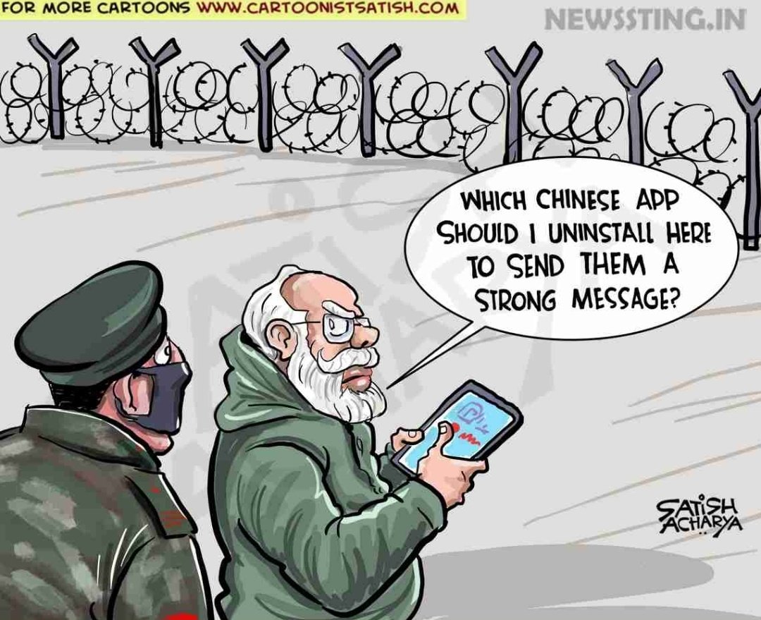 MdTouseefAkram's tweet image. When US killed a commander, then Iran retaliated by Air strike and here 20 soldiers including commanding officer were martyred, then our government banned 59 Chinese Apps, is that enough? Why would the government did not retaliate to China?
#modiweakestpmever 
#IndiaChinaBorder