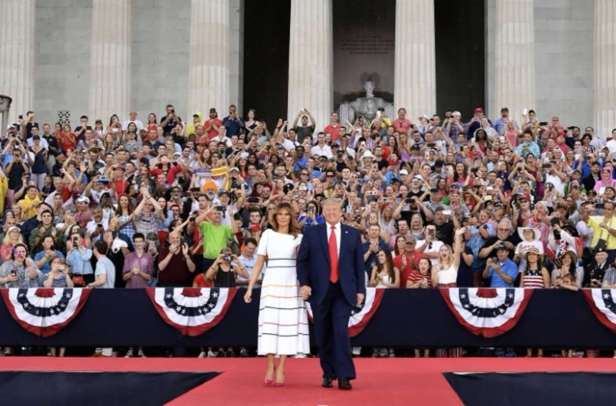 BaldemiroL's tweet image. Trump celebrará el 4 de julio en Monte Rushmore.

“Va a ser una velada inolvidable, con fuegos artificiales que pocas personas han visto. Va a ser muy emocionante" Donald Trump.

El Monte Rushmore es uno de los más famosos parque nacionales de Estados Unidos.

#ElMuroDeOccidente