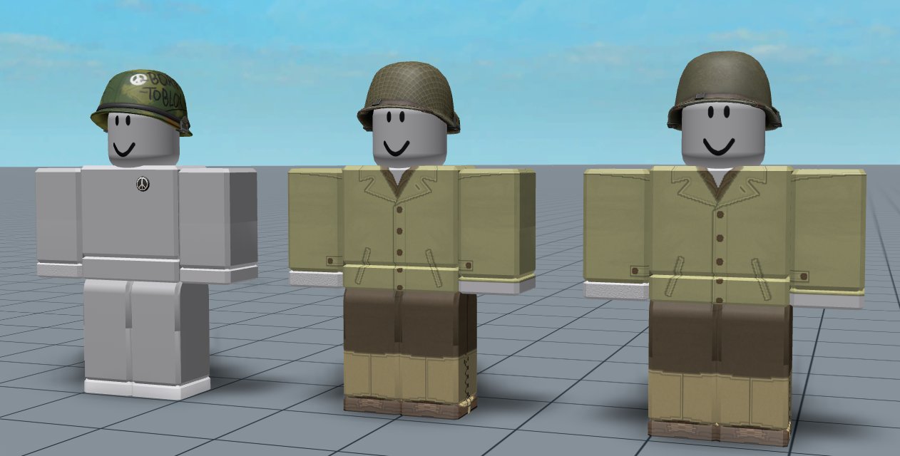 John Drinkin On Twitter Roblox Robloxugc Ugc For This 4th Of July I Bring On The Gi Jive Two New Steel Pots And A Much Awaited Reskin Along With A - roblox ww2 helmet