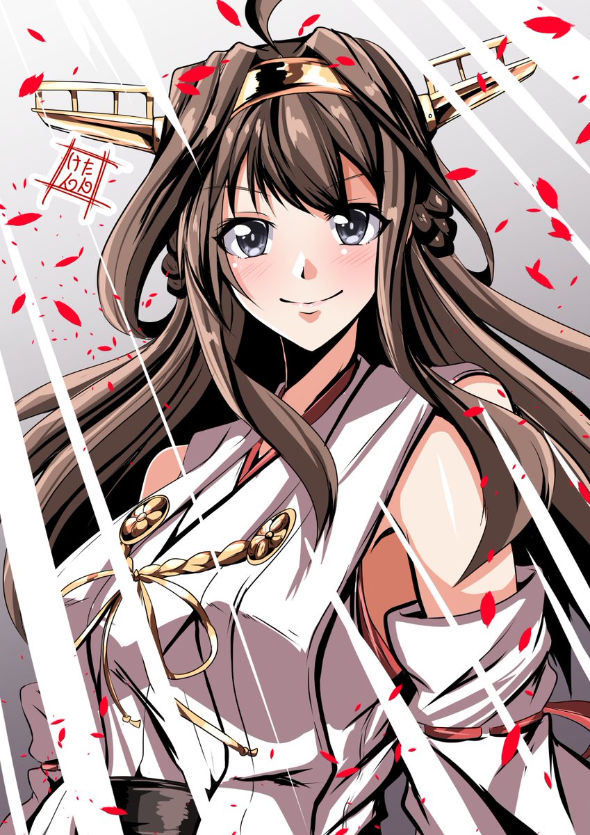 #これを見た人は金剛ちゃんをTLに放流しよう
 意外と描いてた 