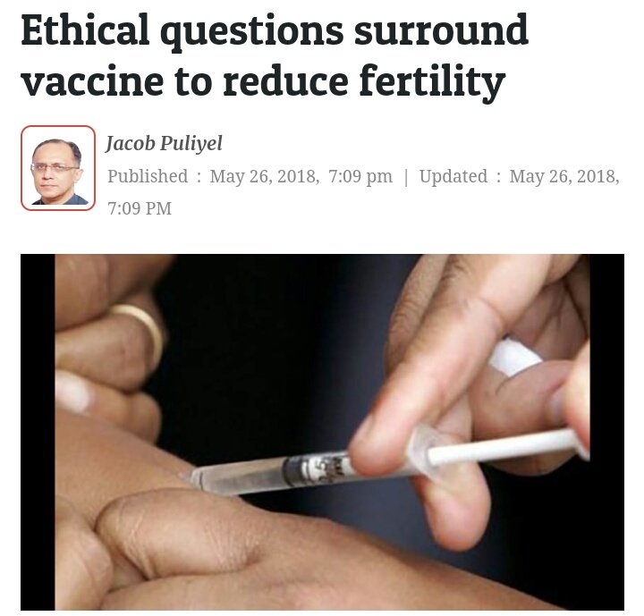 Bill Gates sponsored tetanus vaccines with sterility drugs are being tested on Indian women since 2018. Pregnant women are told they it will protect the unborn child from tetanus. But they don't know it will abort the fetus & stop further pregnancies.  https://www.sundayguardianlive.com/news/ethical-questions-surround-vaccine-reduce-fertility