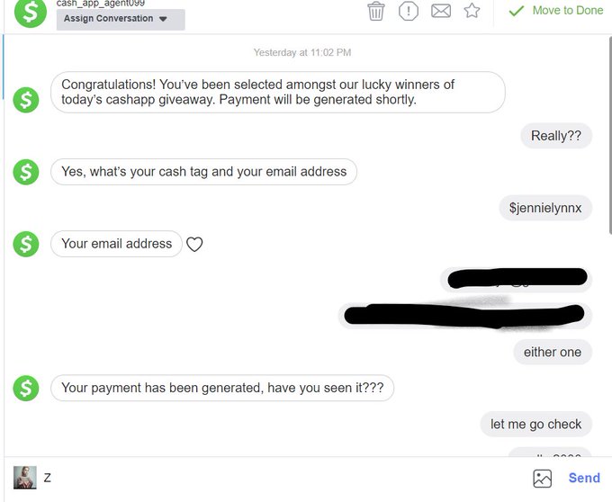 Don't let the scammers get ya, and don't get hacked, always changed your pass word https://t.co/dgo9