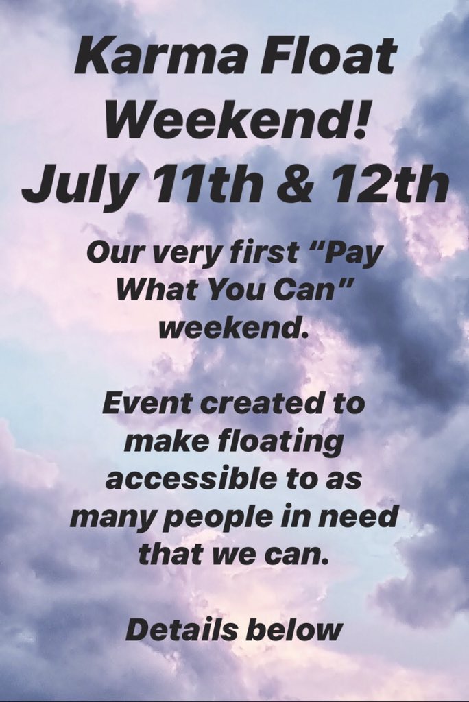 If you or someone you know have been experiencing extreme amounts of stress and anxiety over the past few months we are here to help.  Floating can help calm your mind and body.
Sessions are limited and are going quickly, please email us or call us to reserve your float.