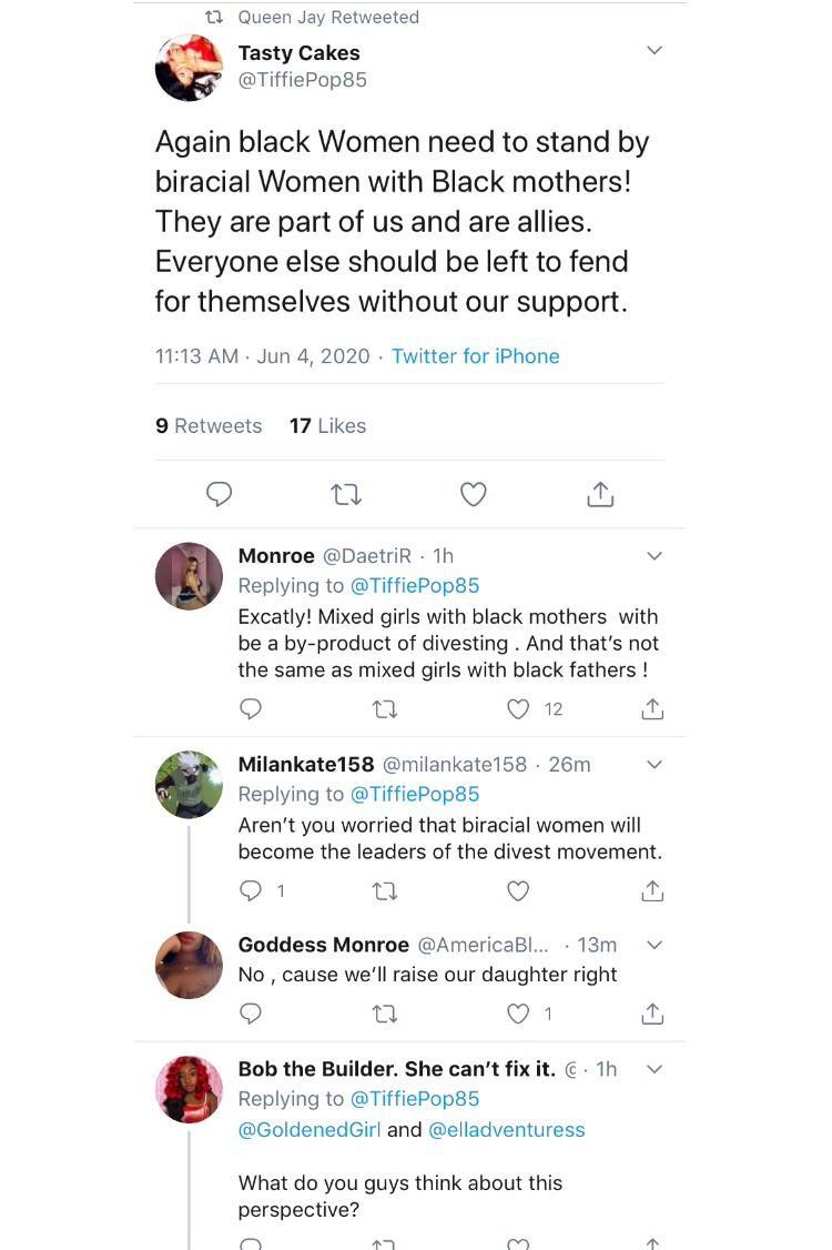 R_CP_Maverick's tweet photo. @Mint_Capri @Zlics @normanismelona @kordeicaratz @jereme1230 @Jalen_SSJj @kwamurai @ScottMGreer @Zlics interracial bw & black girls hate white women + other women; but love wm or non-blk men. Bad karma relationships = #depraved #capitalism #teamswirl #maga #bwwm #interracial #sussexsquad #ambw #bwam #bwlm #bwdivest #divest #dsbw #hypergamy #blackgirlmagic #psychopathic https://t.co/frUUsi5d1B