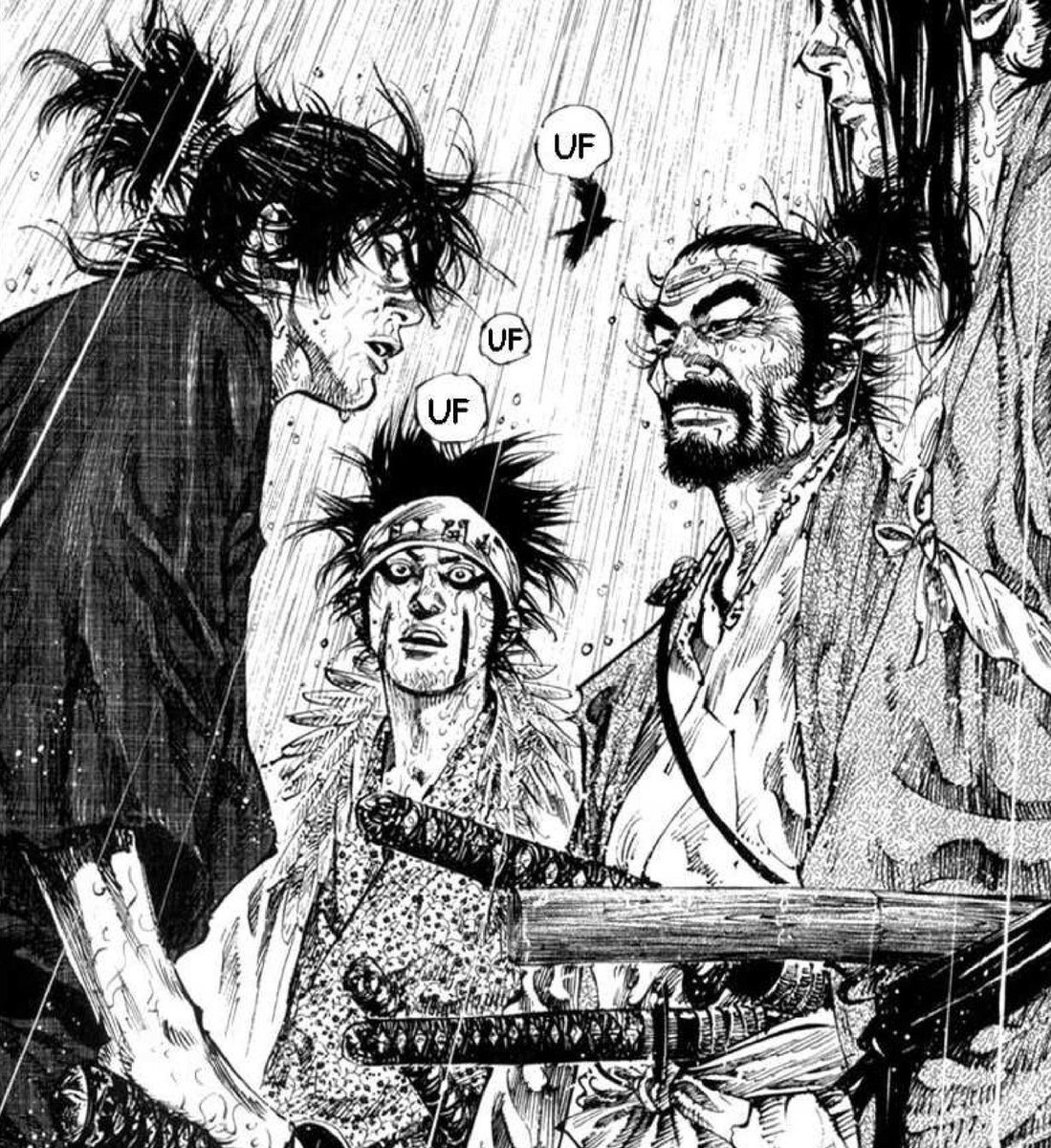 the virgin masashi kishimoto: twink-chasing bishounen same face syndrome when not being a blatant misogynist

the chad takehiko inoue: exclusively draws men after a 1 hour long shower in a public gym locker room and it shows 