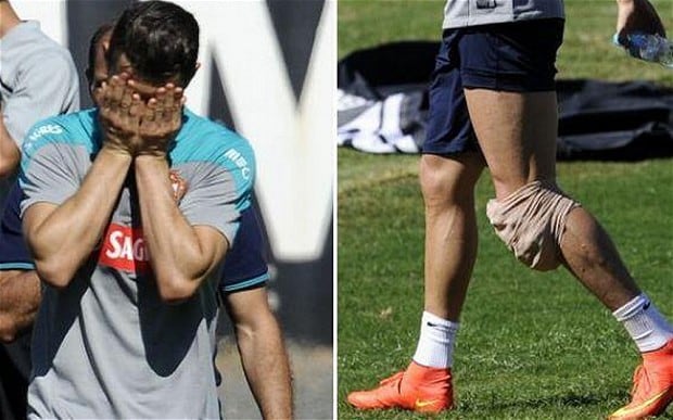 AWAITED THREADIn early 2014, Cristiano Ronaldo was diagnosed with a chronic knee condition called tendinosis. It's a heavy injury that has no cure and gets worse over time.