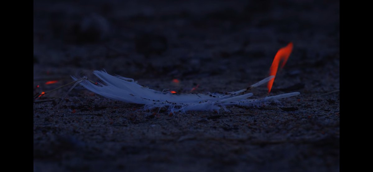 saw on my tl that the "snow" could be an "ash" if it's an ash, is it still possible for answer&so what?the last scene in sw is a burning feather but it came back to it's original shape, in answer, ash's going up on the 1st then down on the last scene https://twitter.com/mo0ndrafts/status/1279282414527733762?s=19