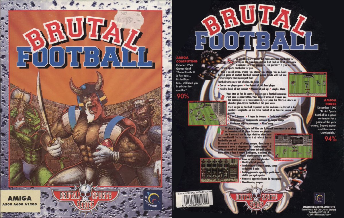rexthedogge's tweet photo. Loved playing this on the #amiga didn't really know the rules, but I did know that breaking bones of the other players was part of the game🤣

#amiga1200 #EC64Forum #atarist #retrogaming #retrogames #retrogamer #cd32 #commodore #amiga500 #16bit https://t.co/aGQsuAotbx