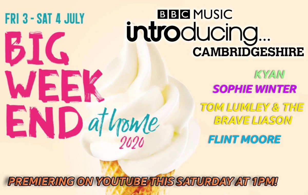 Super Saturday just got even better!! 🎪🙌🏻 Stream the @BBCIntroCambs stage from the Big Weekend at home here - youtu.be/FsFthc-sv-w1pm! It all kicks off at 1pm, see you there⚡️