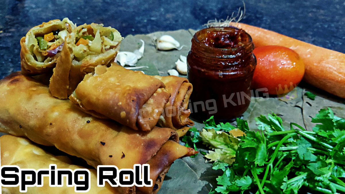 CookingKing4's tweet photo. Spring rolls are a large variety of filled, rolled appetizers or dim sum found in East Asian, South Asian, Middle Eastern and Southeast Asian cuisine. The name is a literal translation of the Chinese chūn juǎn. https://t.co/qE7IsjzZmP
#foodies #Cooking #desitadka
#springroll https://t.co/cKqL1v3dks