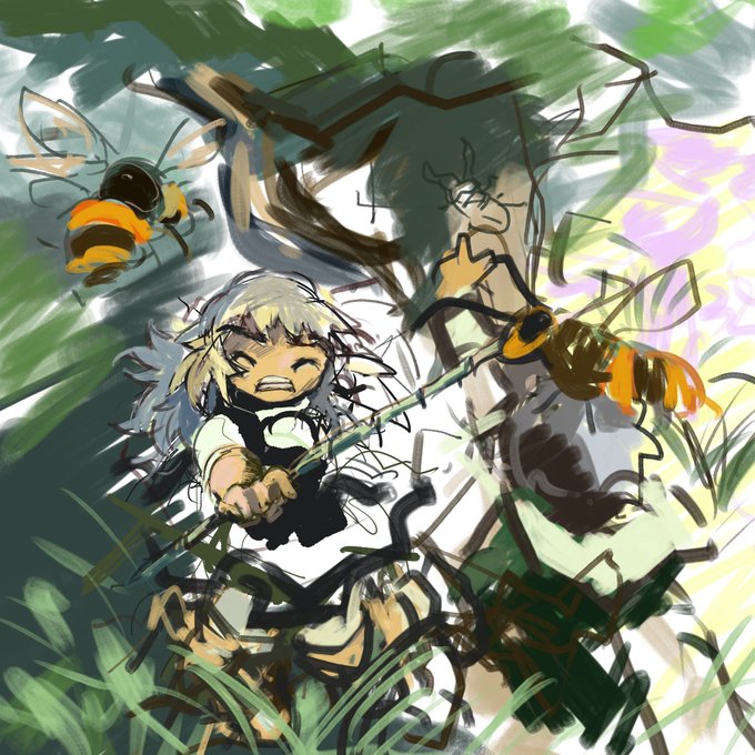 スズメバチのtwitterイラスト検索結果