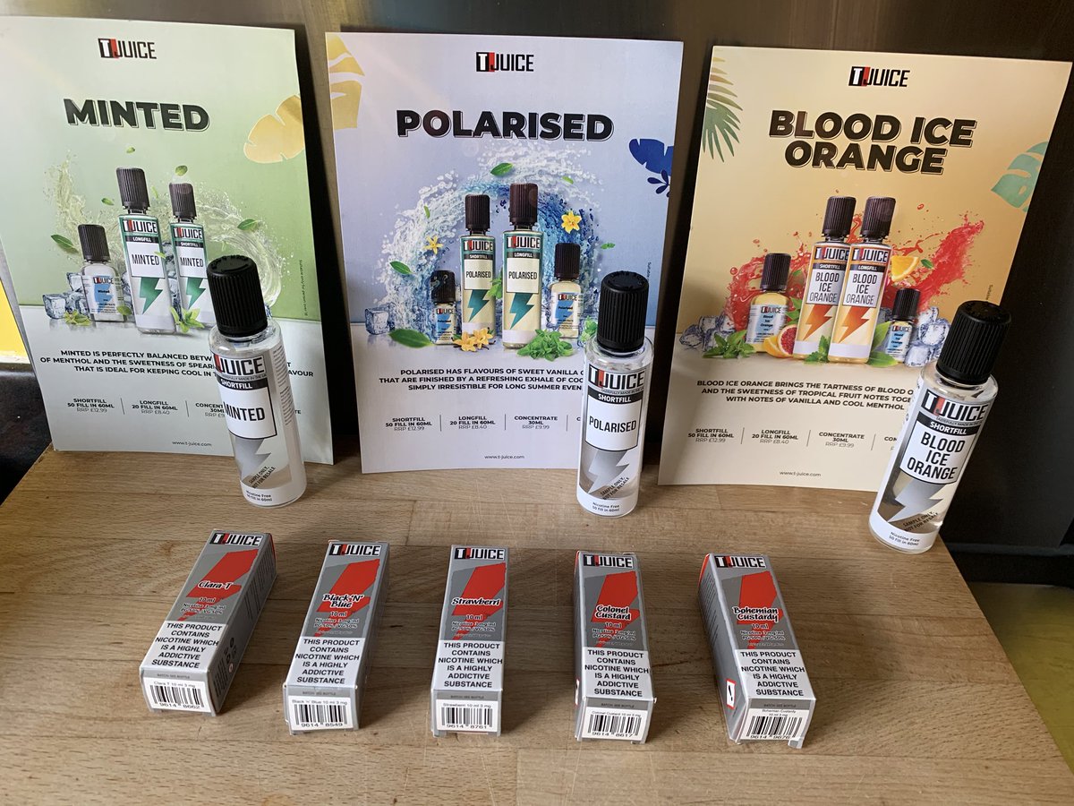 Some new offerings from one of the longest standing juice brands in the UK. Look out for the review soon <a href="/EcigClick/">EcigClick</a>