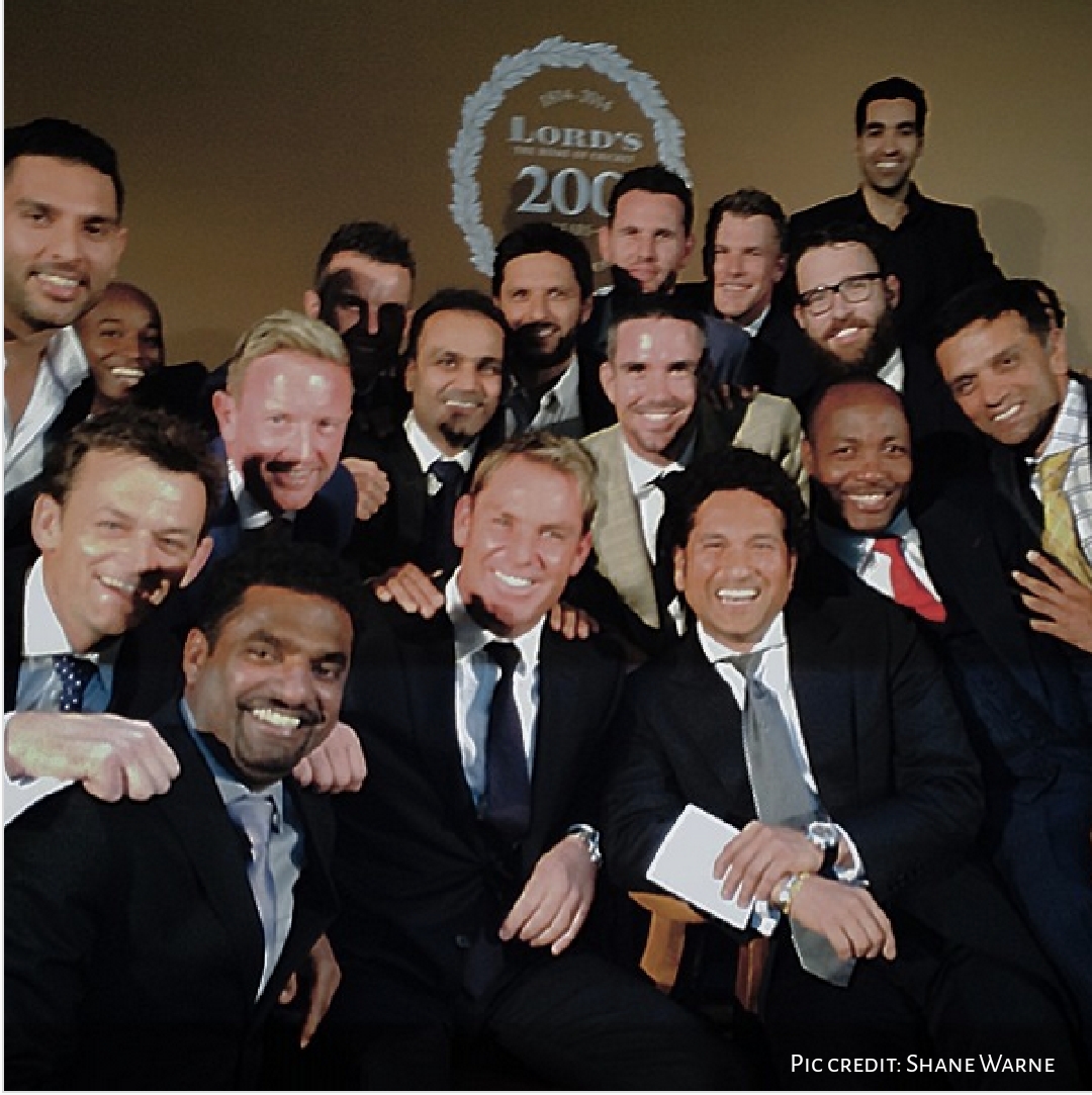 cricbuzz's tweet photo. Exactly six years ago, cricket got its greatest selfie 🤳 https://t.co/owOz33I6CS