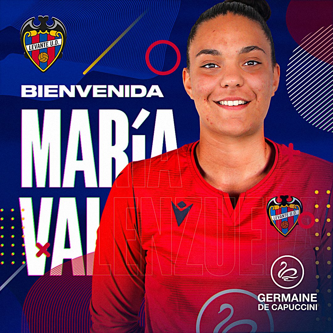 🥅 María Valenzuela (<a href="/marialv55/">María Valenzuela</a>), nueva jugadora granota

🐸 Firma por dos temporadas

🤗 ¡Bienvenida a tu nueva casa!

#LevanteUDFemenino
#PrimeraIberdrola

ℹ 1909.es/vWu6U