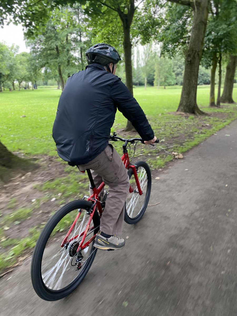 Thanks to our friends &amp; partners <a href="/MerseyCycleCIC/">MerseyCycle</a> we have been able to supply a recycled bike to one of our <a href="/BikeBootsCP/">Bike & Boots</a> recipients. Skills test &amp; paperwork complete he was able to pedal away on his new (yet old!) wheels! 
For Knowsley residents new to work
📱07469148245 Nancy