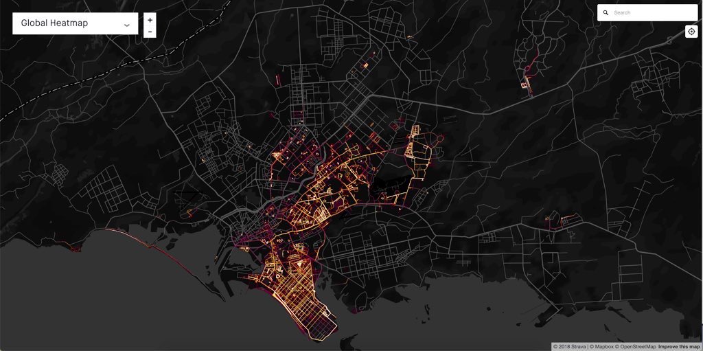 Cool maps, no? Not quite. Ultimately, this is also a map of the city’s inequality, set in concrete, & illuminated by trailing sparks of privilege & wealth. Look at all the dark areas. What are they doing for healthy leisure in public spaces?