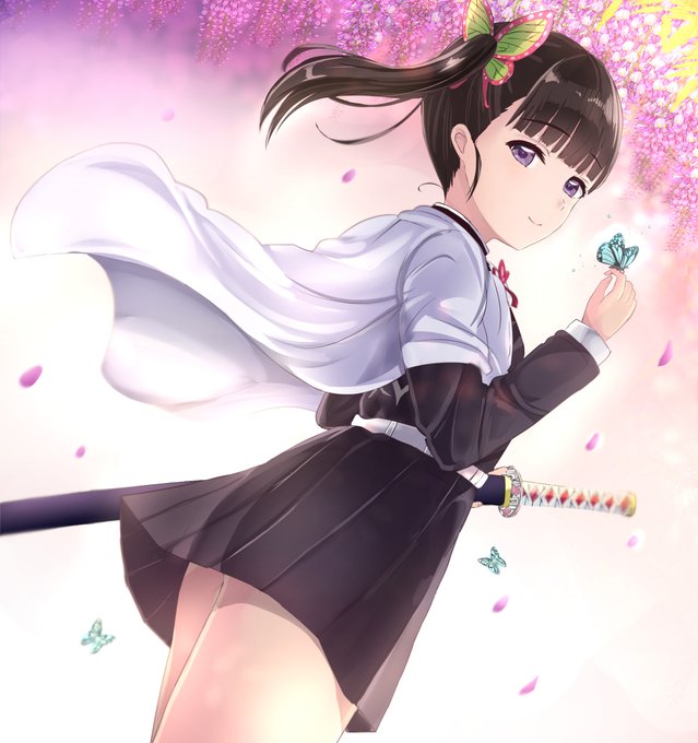 藤とカナヲちゃん #鬼滅の刃 