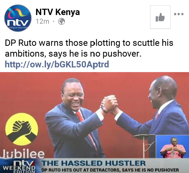 We are living in interesting times in Kenya. See how the game has changed, but DP knows very well how these things work, he has been there before. Should he cry foul if the same happens to him?...